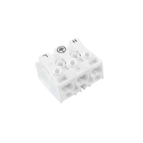 Svorkovnice SLK 3/3 E-PIEC (N-E-L) pro svítidla, bezšroubová, PC, bílá /88167522