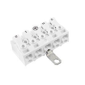Svorkovnice SLK 3/5 E-SCHR (3-N-E-1-2) pro svítidla, bezšroubová, PC, bílá /88167532
