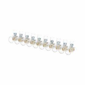 Svorkovnice instalační BK 40 (Boxline), jednostr., T130, PC, 10x4mm2, transp. /3700181