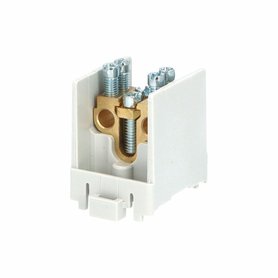 Svorkovnice stoupací HAK/1/25, nekrytá, 80A, 1pól., 1x25mm2 a 2x16mm2, na DIN Svorkovnice stoupací HAK/1/25, nekrytá, 80A, 1pól., 1x25mm2 a 2x16mm2, na DIN