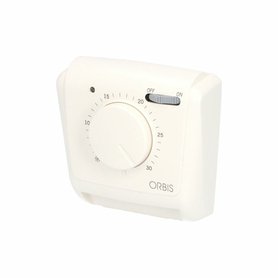 Termostat ORBIS CLIMA MLI, pokojový, mechanický, 10A (1,5A), 250V AC