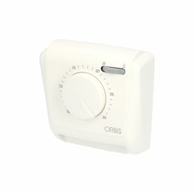 Termostat ORBIS CLIMA MLW, bytový, analogový, 10A (1,5A), 250V AC