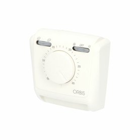Termostat ORBIS CLIMA FANCOIL, pokojový, mechanický, 10A (1,5A), 250V AC