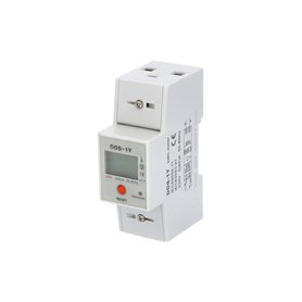 Elektroměr DDS-1Y RESET 80A, 2mod., LCD, 1-fáz., 1-tar., podružný, s funkcí nulování