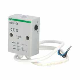 Spínač soumrakový FiF AZH-106, 2-1000lux, 16A, 230V, IP65, šedý, na povrch