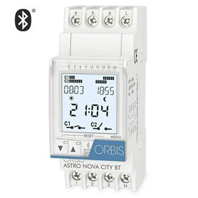 Hodiny spínací ORBIS ASTRO NOVA CITY BLUETOOTH, dig., ASTRONOM., 2kan., 2mod.
