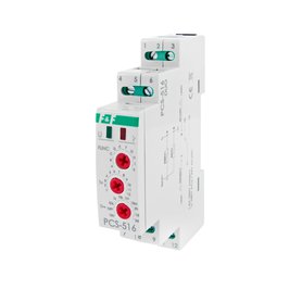 PCS-516 DUO časové relé, 10 funkcí, 230V nebo 24V AC/DC