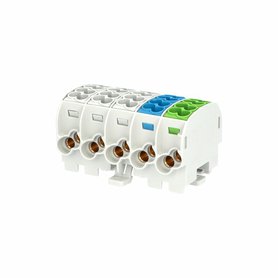 Svorkovnice rozbočovací HLAK 25//5 C 3LNPE, 152A, 5pól., CU, IP20, 3xŠ/M/Z, na DIN