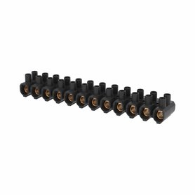 Svorkovnice instalační EKL 5 E-SVCE, 12x16÷35mm2, T80, PP, černá, mosazná / 88945876