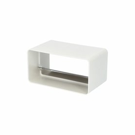 Spojka vnější s klapkou VENTS 5151 - 55x110mm PVC