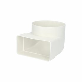 Přechodka - koleno 90° VENTS 521 - 100mm/55x110mm PVC