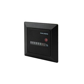 Počítadlo provoz. hodin PALADIN BG 40.37, 12-48V DC, černé, do PANELU, s rám., 72x72mm