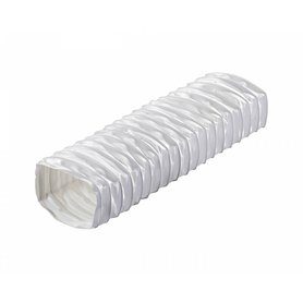 Flexipotrubí VENTS 6601 - 1m/55x110mm PVC, vzduchotechnické Flexipotrubí VENTS 6601 - 1m/55x110mm PVC, vzduchotechnické