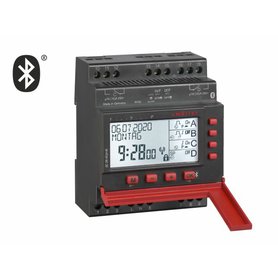 Hodiny spínací SC 98.20 pro4, dig., roční i astro, 2kan., 4mod., se zálohou, černé