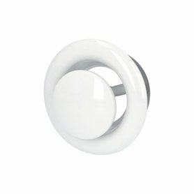 VENTS AM 100 VRF kovový talířový ventil, bílý, polohovatelný VENTS AM 100 VRF kovový talířový ventil, bílý, polohovatelný