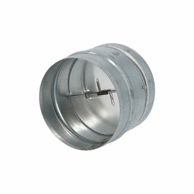 VENTS KOM 200 vzduchovod kovový Zn-Spojka s klapkou 200mm