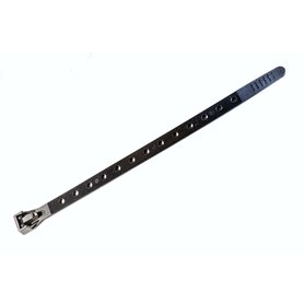 Vázací pásky otevíratelné, děrované - Kabel-Fixx - 385x10 R, černá, PA 6.6, (bal.=100ks)