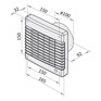 Ventilátor VENTS 100 MAT_2